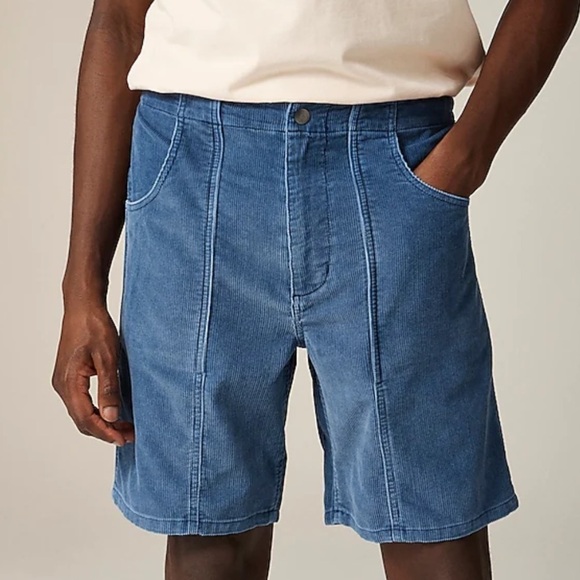 J crew navy BEAMS PLUS X J.Crew 8'' 12-wale corduroy short - Picture 1 of 8